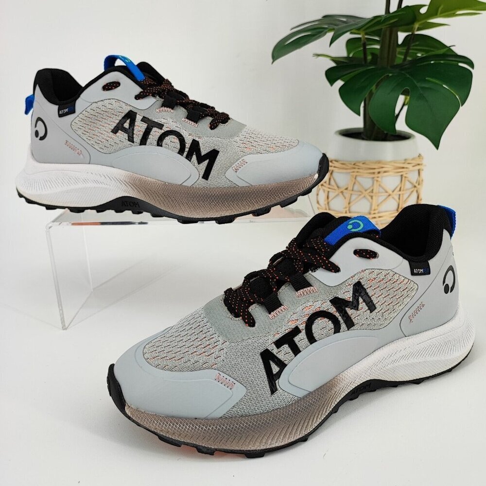 Atom Women's Terra AT114 Athletic Gray Mesh Running Shoes Size 7